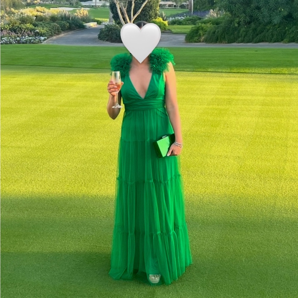 Elegant Green Wedding Dress
